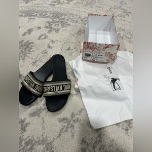 Authentic Dior Slippers